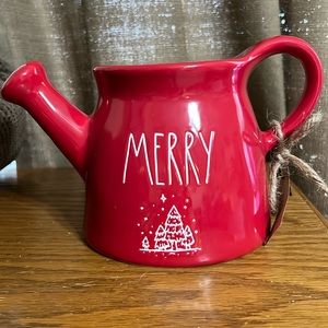 Rae Dunn MERRY watering can